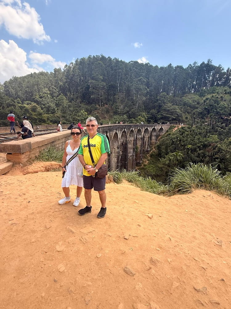 Standing by the World-Famous Nine Arch Bridge