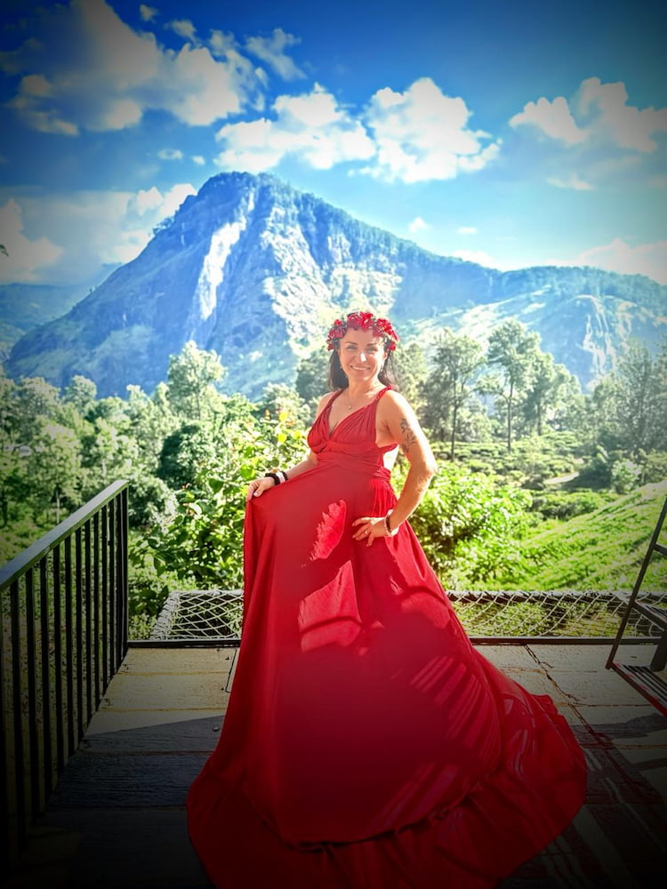 Swinging Towards Breathtaking Mountain Views